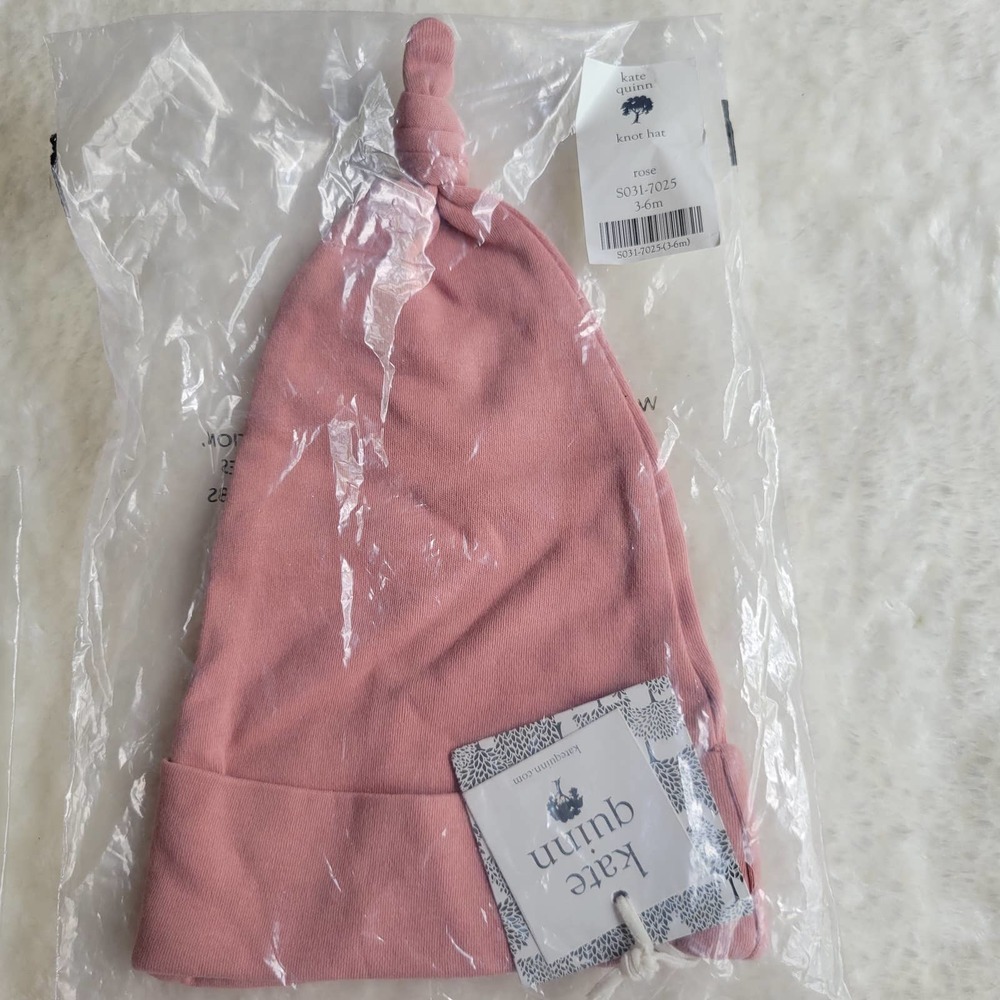 KATE QUINN Rose Knot Hat 3-6M